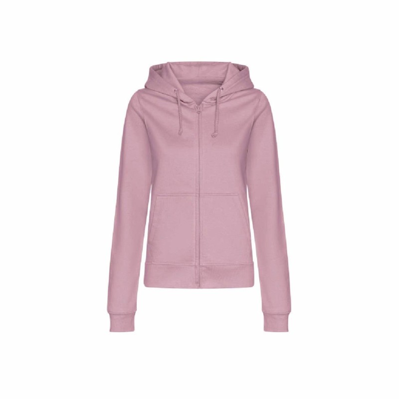 Sweat à capuche zippé femme personnalisable | Vêtement entreprise