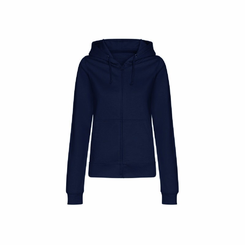 Sweat à capuche zippé femme personnalisable | Vêtement entreprise