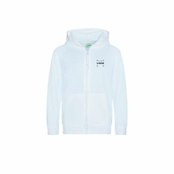 Sweat à capuche zippé enfant personnalisable | Vêtement promotionnel