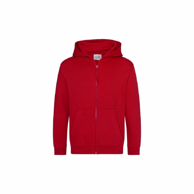 Sweat à capuche zippé enfant personnalisable | Vêtement promotionnel