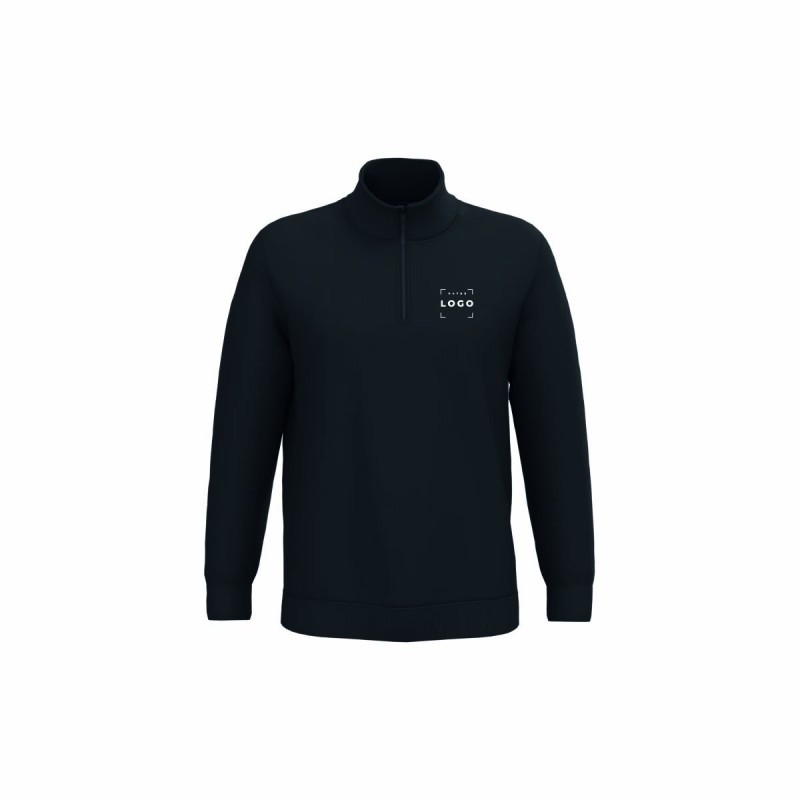 Sweat-Shirt Col Zippé Homme | Cadeau d’Entreprise Moderne