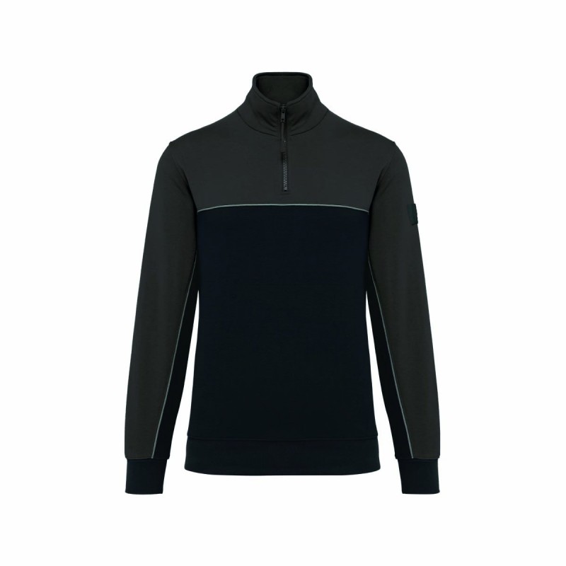 Sweat-shirt Écoresponsable Col Zippé Unisexe – Cadeau d’Entreprise