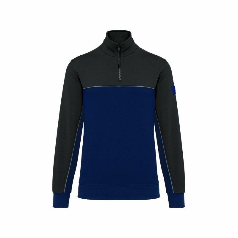 Sweat-shirt Écoresponsable Col Zippé Unisexe – Cadeau d’Entreprise