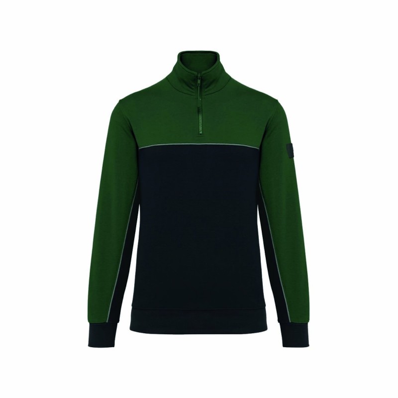 Sweat-shirt Écoresponsable Col Zippé Unisexe – Cadeau d’Entreprise