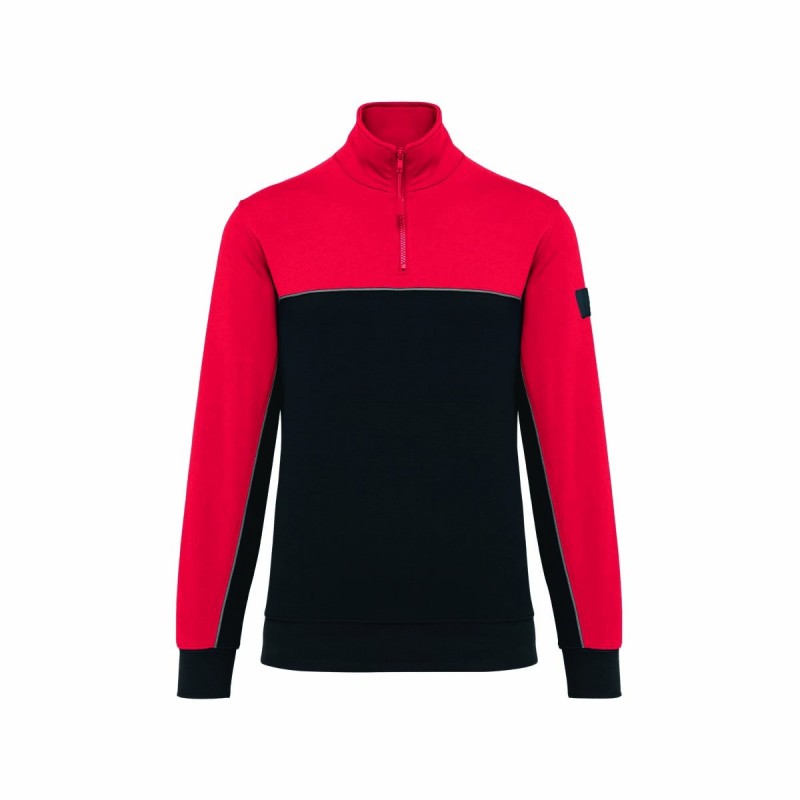 Sweat-shirt Écoresponsable Col Zippé Unisexe – Cadeau d’Entreprise