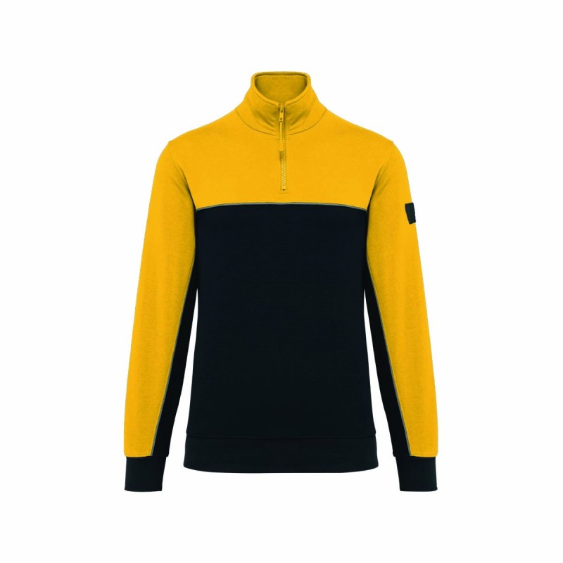 Sweat-shirt Écoresponsable Col Zippé Unisexe – Cadeau d’Entreprise