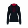 Sweat-shirt Capuche Bicolore Femme – Cadeau d’Entreprise Confortable