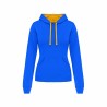 Sweat-shirt Capuche Bicolore Femme – Cadeau d’Entreprise Confortable