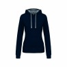 Sweat-shirt Capuche Bicolore Femme – Cadeau d’Entreprise Confortable