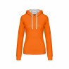 Sweat-shirt Capuche Bicolore Femme – Cadeau d’Entreprise Confortable