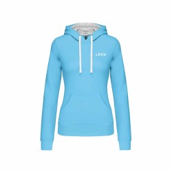 Sweat-shirt Capuche Bicolore Femme – Cadeau d’Entreprise Confortable
