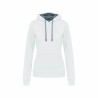Sweat-shirt Capuche Bicolore Femme – Cadeau d’Entreprise Confortable