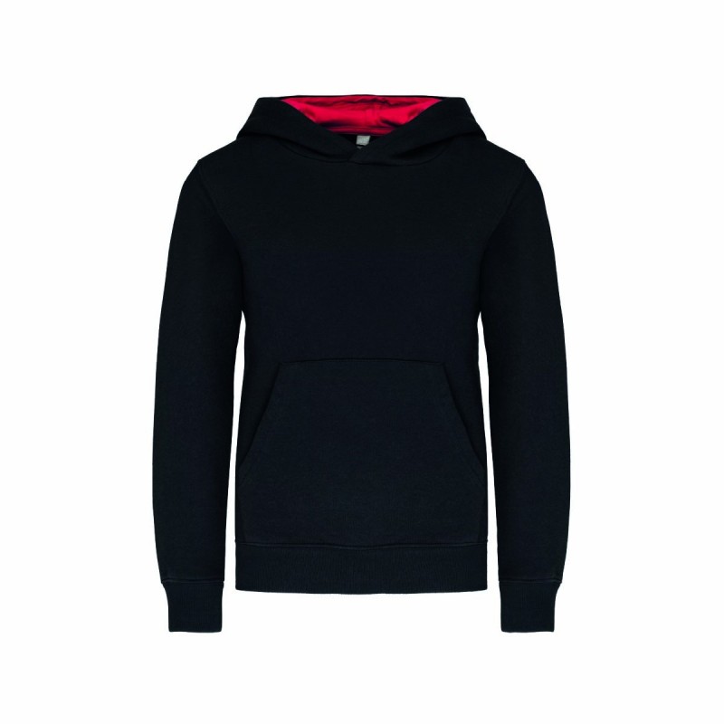 Sweat-shirt Capuche Bicolore Enfant – Cadeau d’Entreprise Confortable