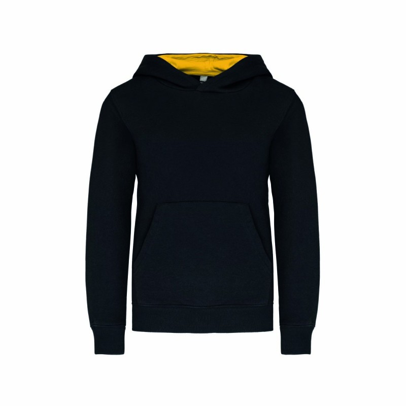 Sweat-shirt Capuche Bicolore Enfant – Cadeau d’Entreprise Confortable