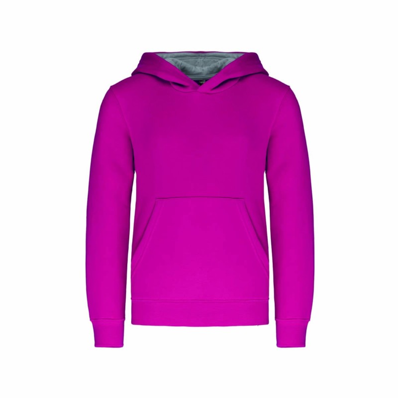Sweat-shirt Capuche Bicolore Enfant – Cadeau d’Entreprise Confortable