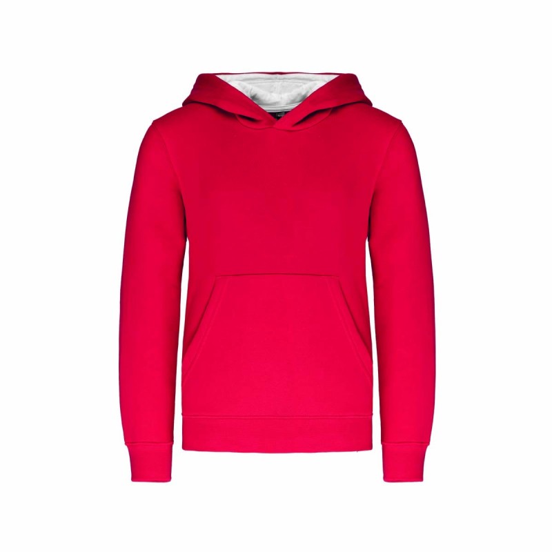 Sweat-shirt Capuche Bicolore Enfant – Cadeau d’Entreprise Confortable