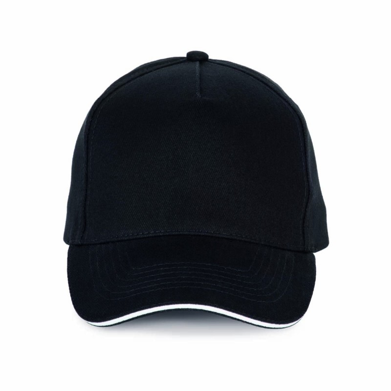 Casquette 5 panneaux personnalisable | 100% coton, 20 coloris