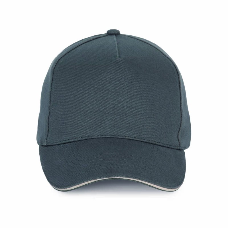 Casquette 5 panneaux personnalisable | 100% coton, 20 coloris