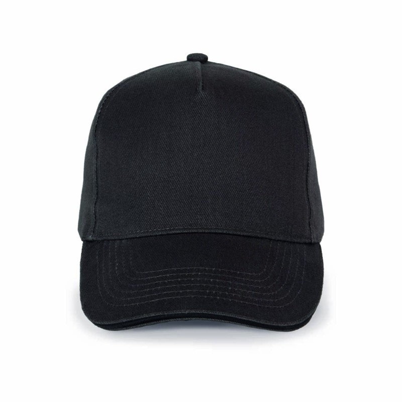 Casquette 5 panneaux personnalisable | 100% coton, 20 coloris
