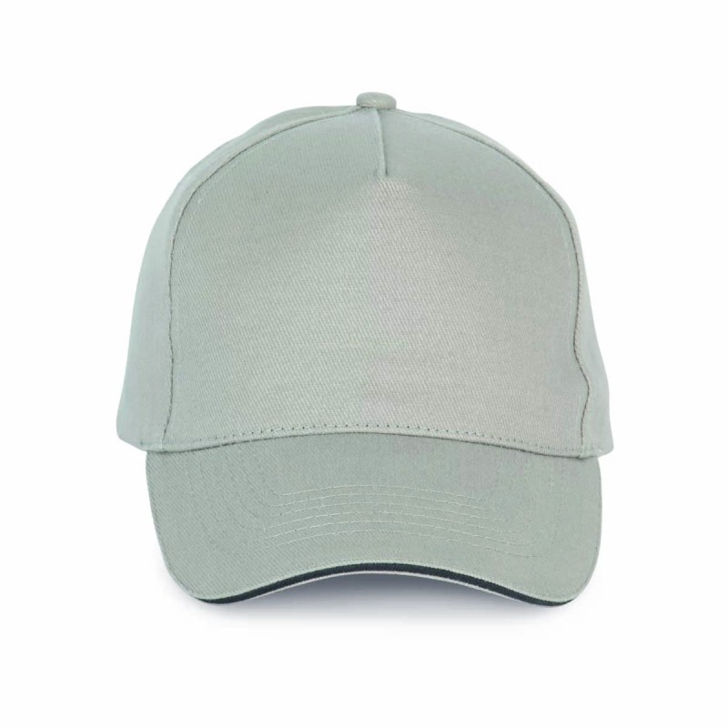 Casquette 5 panneaux personnalisable | 100% coton, 20 coloris