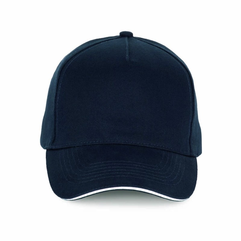 Casquette 5 panneaux personnalisable | 100% coton, 20 coloris