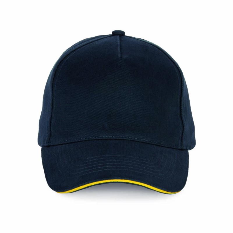 Casquette 5 panneaux personnalisable | 100% coton, 20 coloris