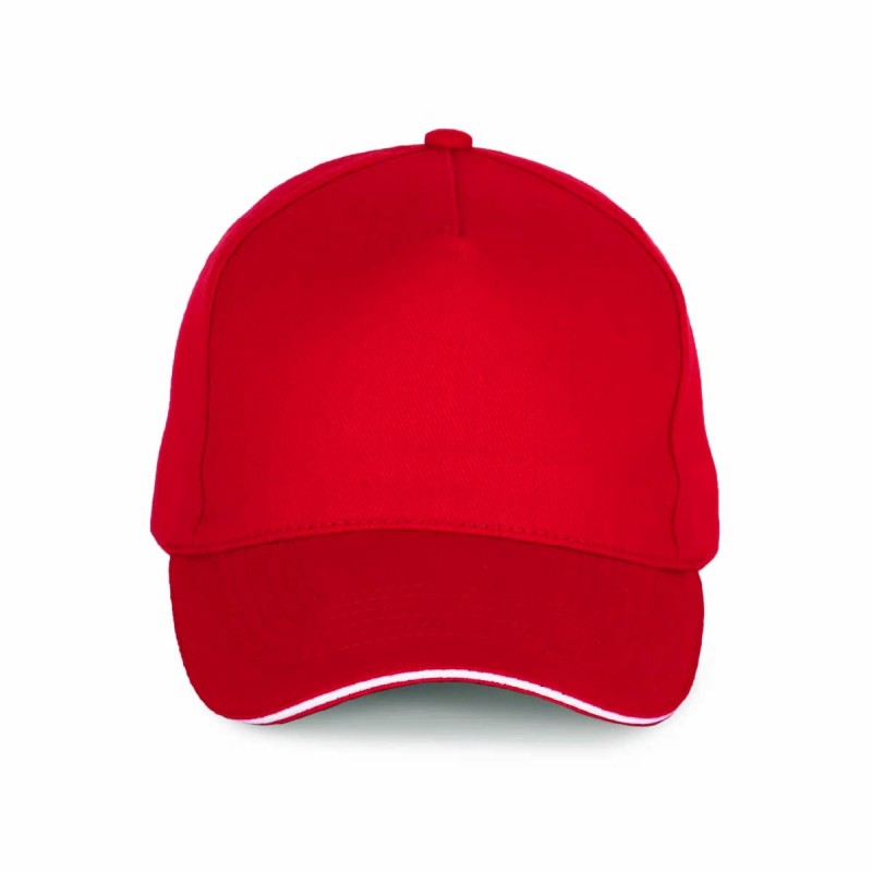 Casquette 5 panneaux personnalisable | 100% coton, 20 coloris