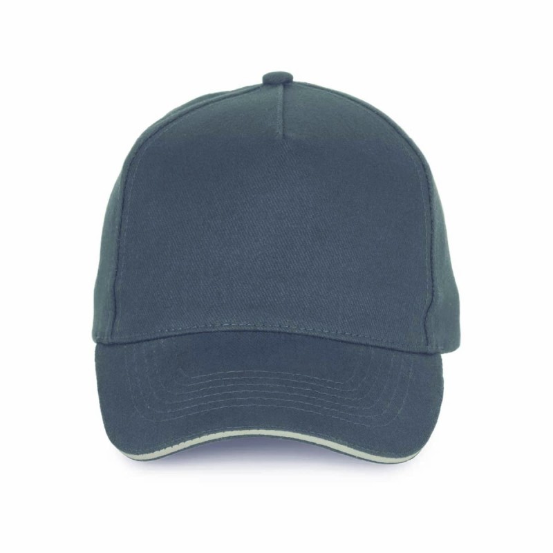 Casquette 5 panneaux personnalisable | 100% coton, 20 coloris