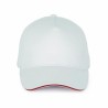 Casquette 5 panneaux personnalisable | 100% coton, 20 coloris