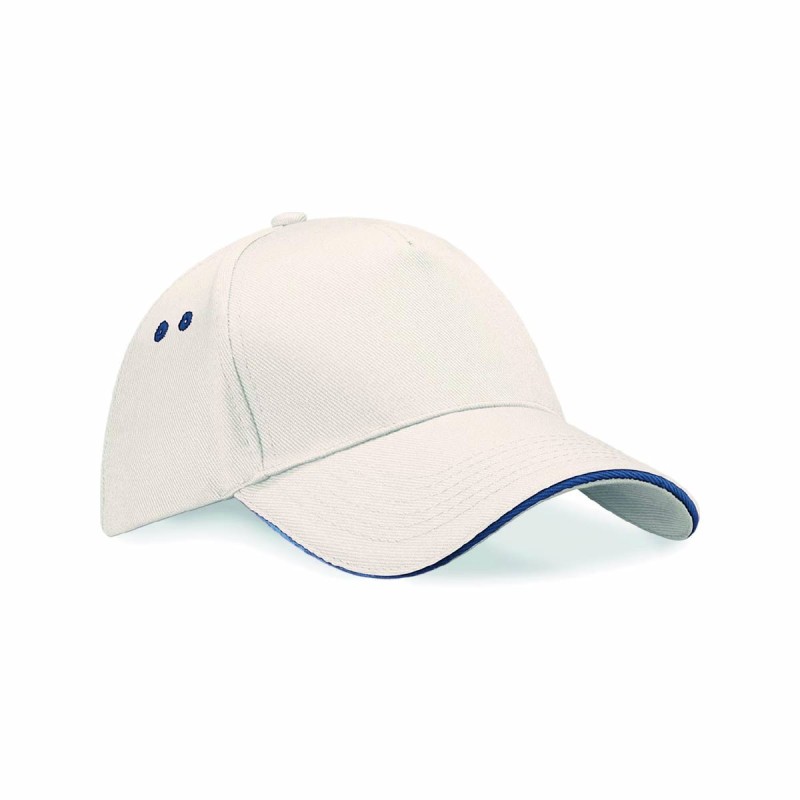 Casquette bicolore personnalisable | Goodie textile entreprise