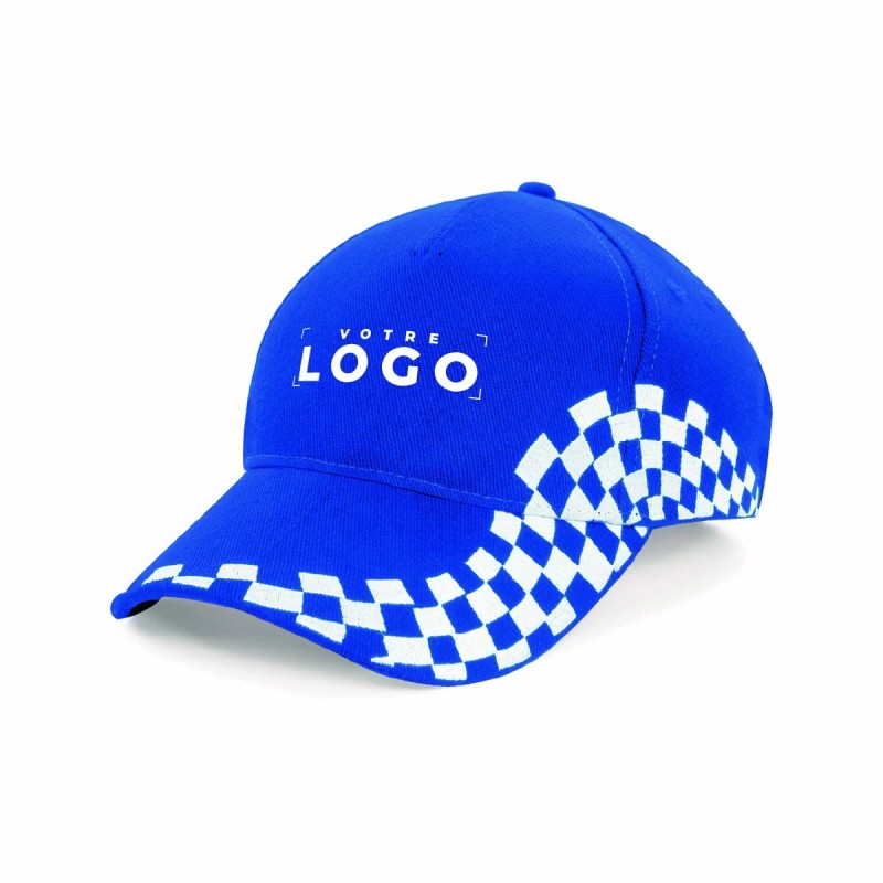 Casquette Grand Prix personnalisable | Goodie textile entreprise