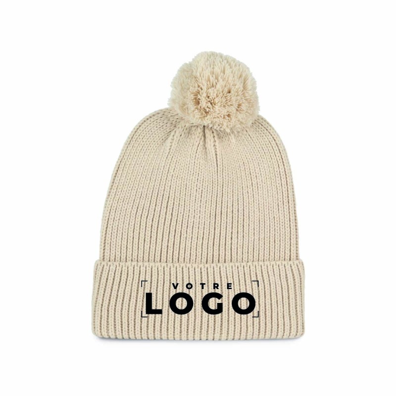 Bonnet avec pompon personnalisable - Accessoire original