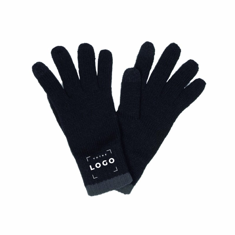 Gants tactiles personnalisables en 100 % acrylique