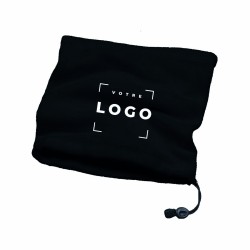 Tour de cou polaire 2 en 1 personnalisable, doux et chaud