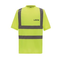 Tee-shirt haute visibilité personnalisable – Sécurité et confort