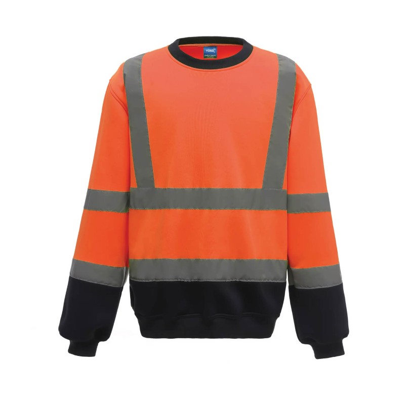 Sweat-shirt haute visibilité personnalisable – Sécurité et confort