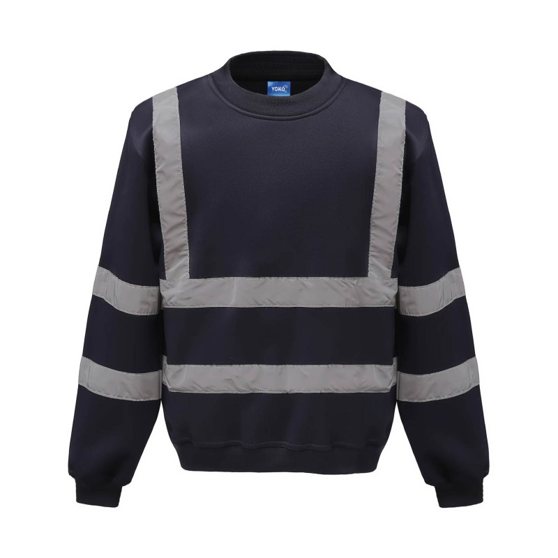 Sweat-shirt haute visibilité personnalisable – Sécurité et confort