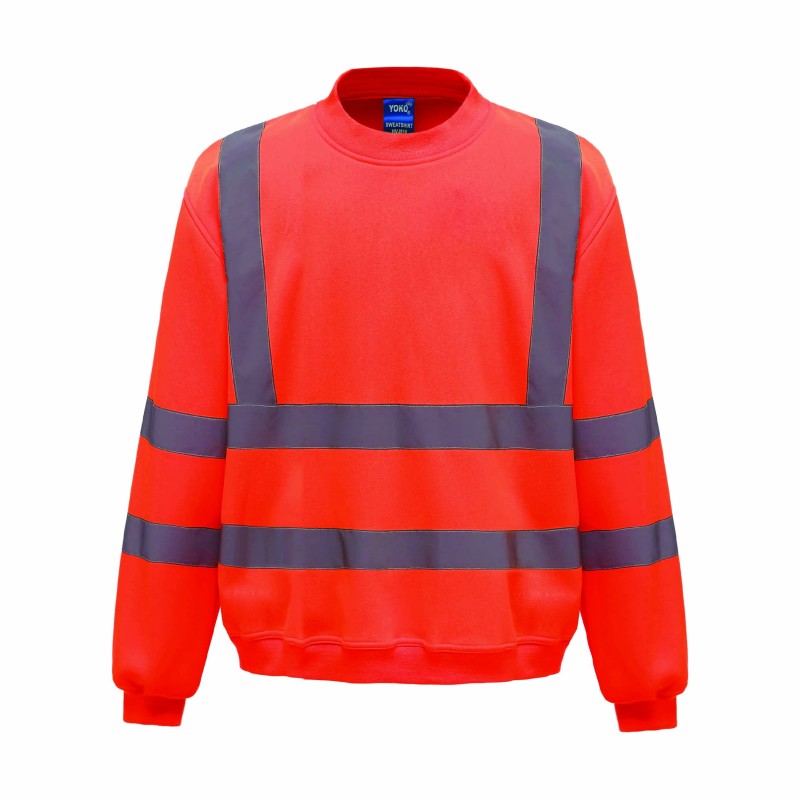 Sweat-shirt haute visibilité personnalisable – Sécurité et confort
