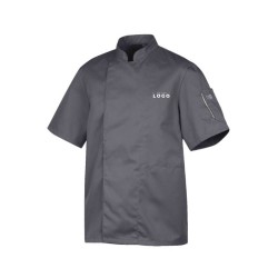 Veste de cuisine manches courtes personnalisable – Pratique