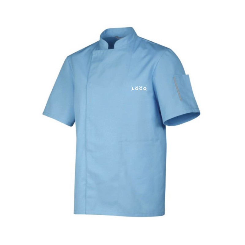 Veste de cuisine manches courtes personnalisable – Pratique