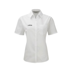 Chemise femme manches courtes personnalisable – Élégance et praticité