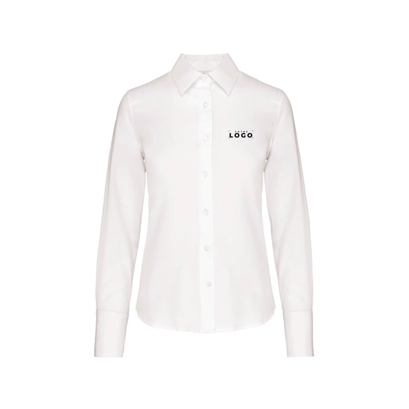 Chemise femme manches longues sans repassage – Élégance et confort