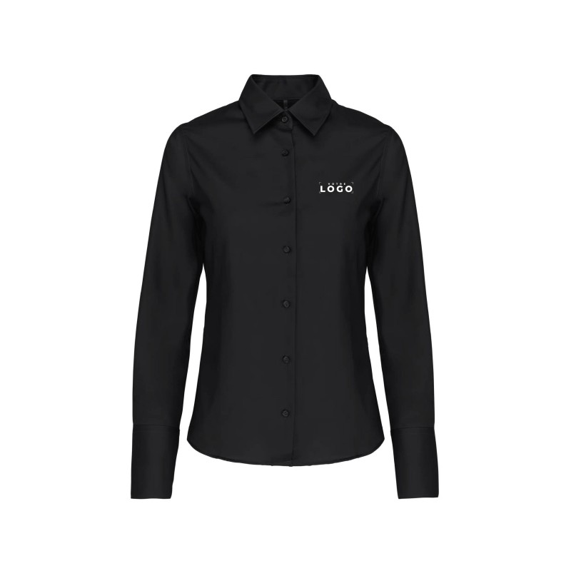 Chemise femme manches longues sans repassage – Élégance et confort