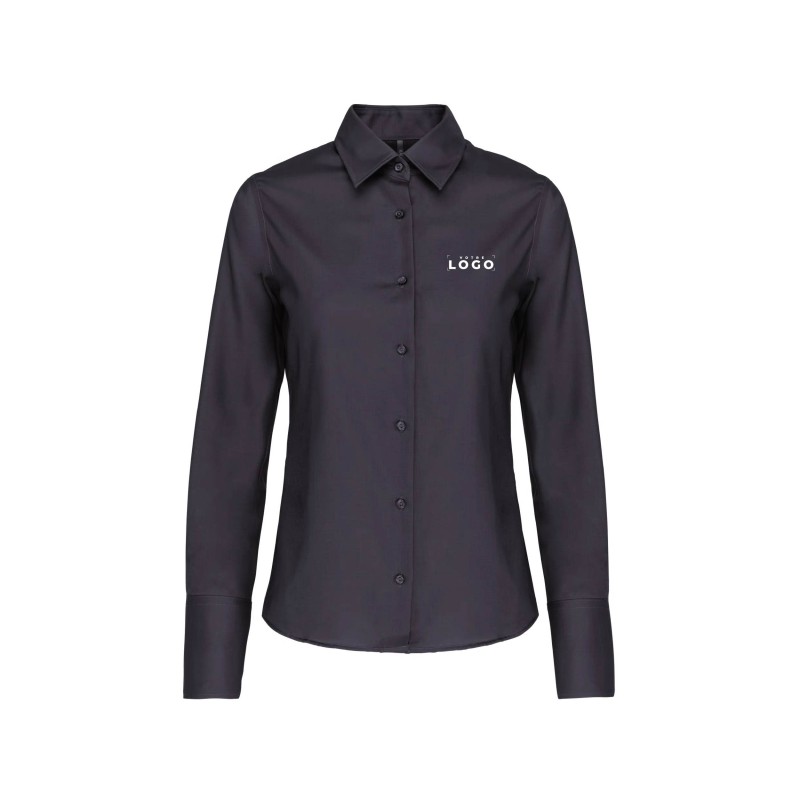 Chemise femme manches longues sans repassage – Élégance et confort