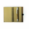 Set bloc-notes et stylo éco-friendly | Papier recyclé & liège