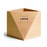 Pot à crayons bois de hêtre personnalisé | Cadeau d’entreprise