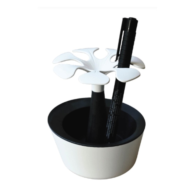 Pot à stylo fleur personnalisé | Objet publicitaire fabriqué en France