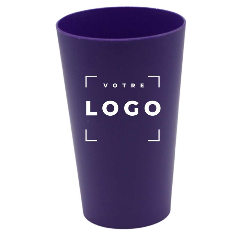 Gobelet réutilisable 33 cl – Cadeau entreprise