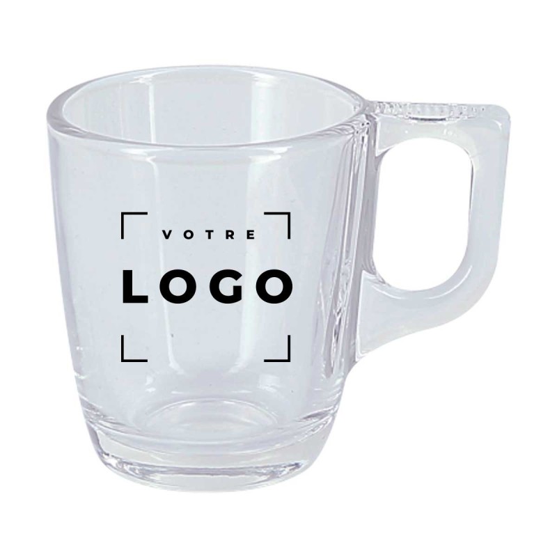 Tasse Expresso Verre Trempé Personnalisable – Fabrication Française