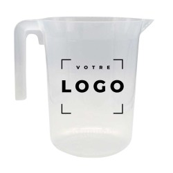 Pichets réutilisables personnalisables – Solidité et visibilité